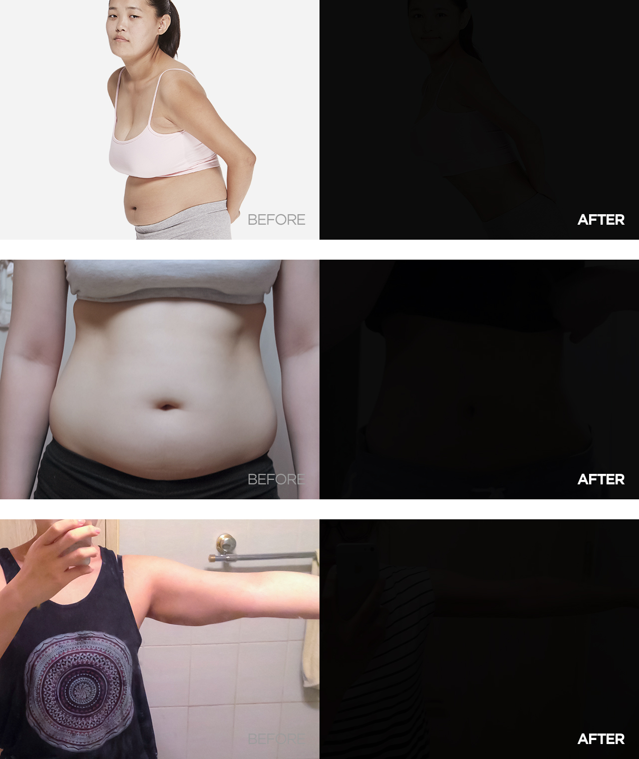 before & after